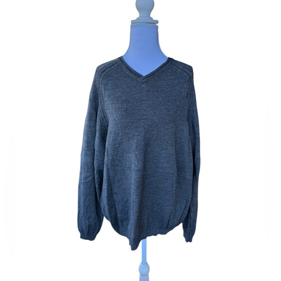 Tommy Bahama Other - Vintage Tommy Bahama Men’s Wool Modal Gray Sweater Size Large